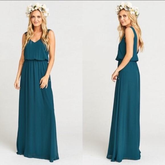 NWT Show Me Your Mumu Kendall Maxi Deep Jade Size XXL - Picture 1 of 7